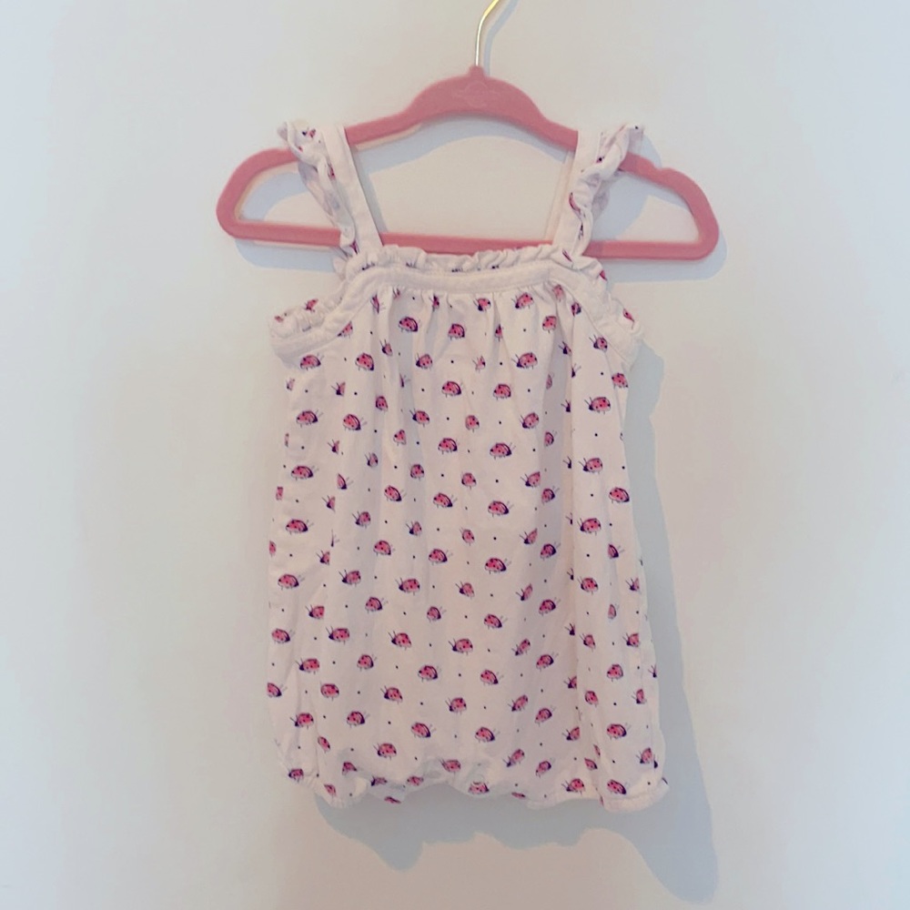 Baby gap ladybug bubble onesie